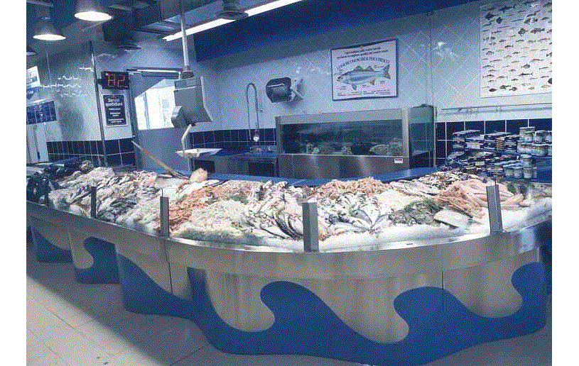 Izložbeni stolovi za ribu mod. Acquario