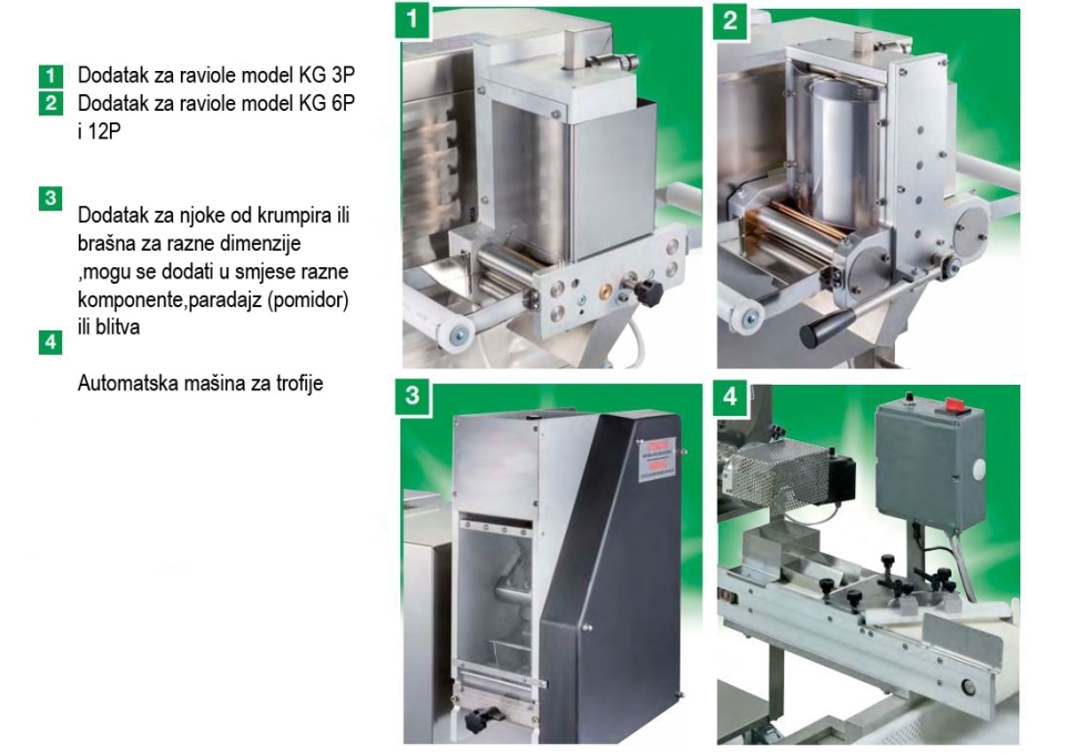 Mašina za izradu svježe tjestenine (pašte) PTR 3 Kg1