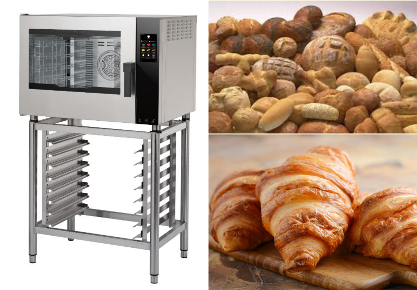 Parno konvekcijska peć pekarski konvektomat parakonvektomat 5 plehova