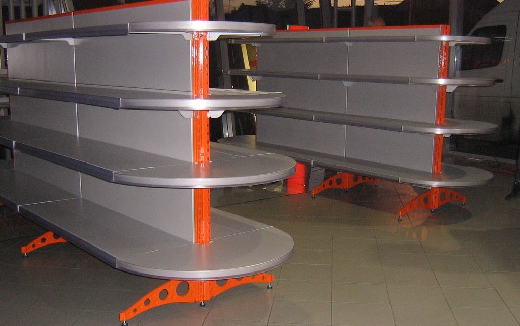 Stalaže gondole metalne za supermarkete Grey Orange