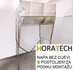 Napa bez dimnjaka varijanta montirana na pod 1